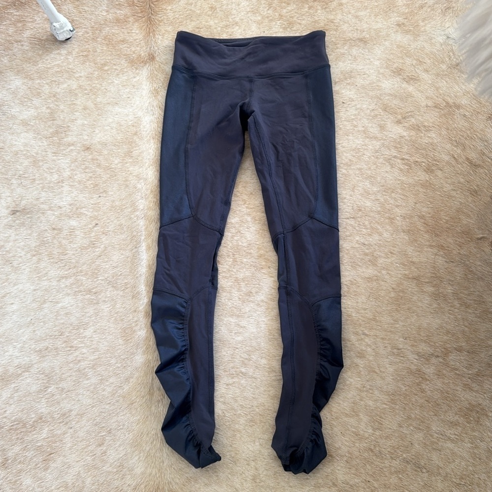 Alo grey leggings low rise size small